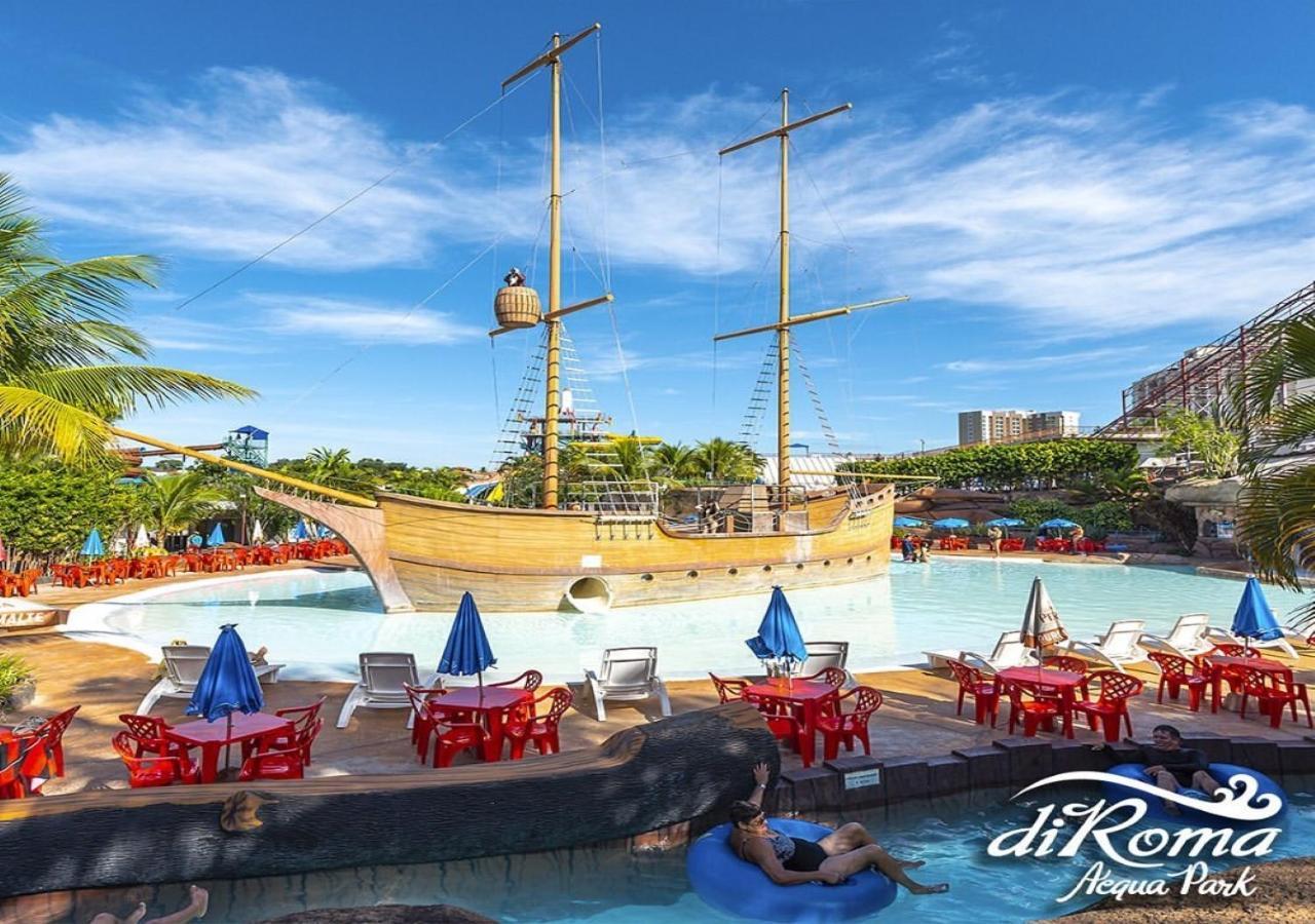 Villas Diroma Com Um Dia No Acqua Park, Splash E Slide Калдас Новас Екстериор снимка